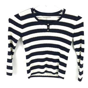 Tommy Hilfiger Navy Striped Pullover Size 1X